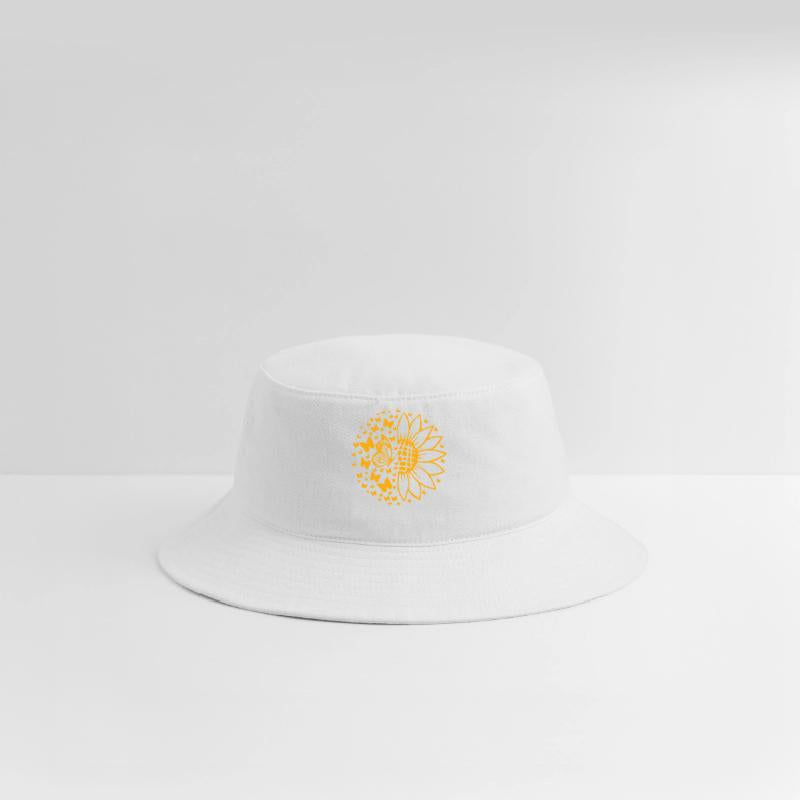 half sunflower half butterflies