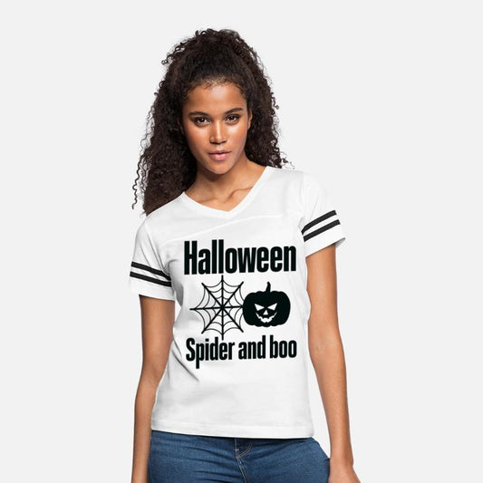 Halloween spider and boo T shirt