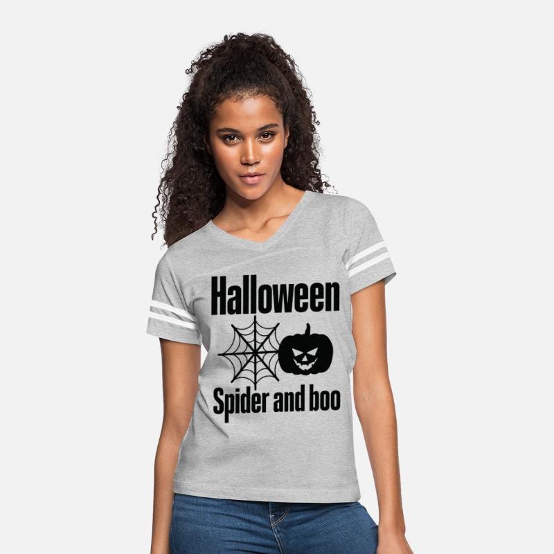 Halloween spider and boo T shirt