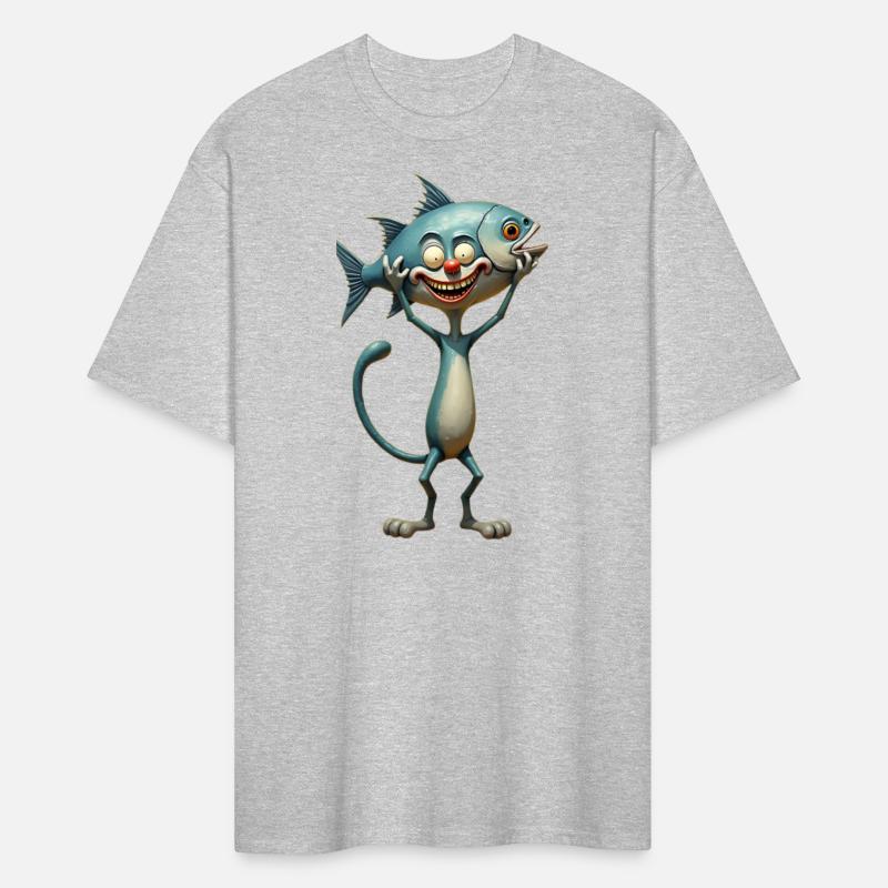 Happy cat & Funny Fish