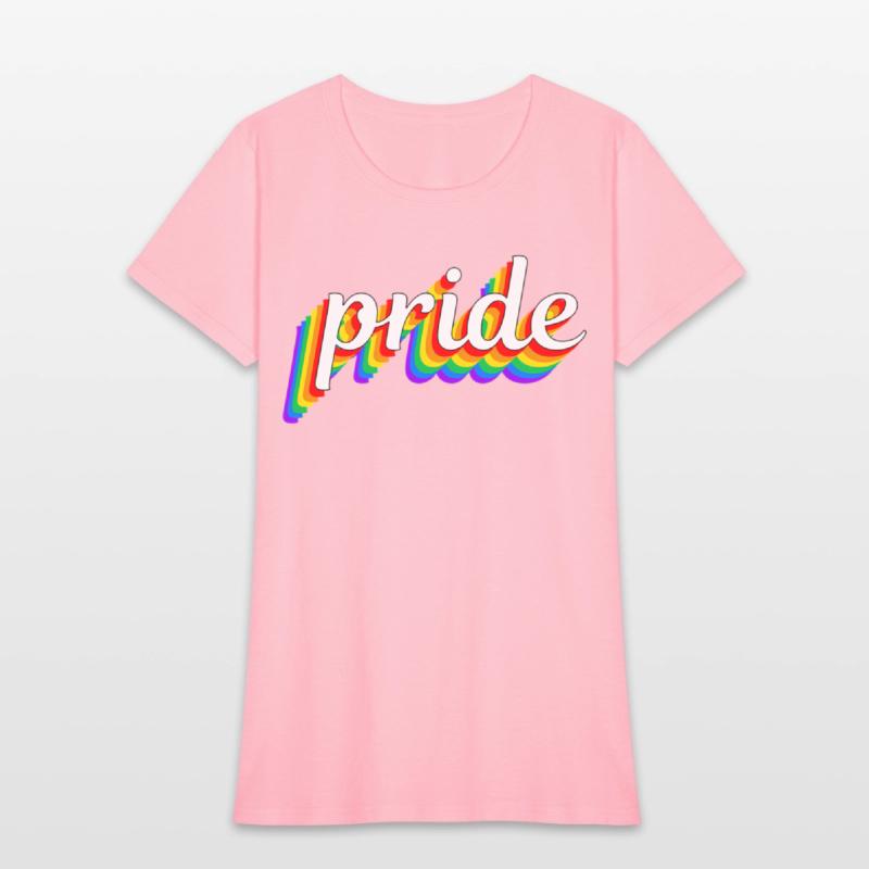 Happy Pride Rainbow Multi Color Gay Lesbian Lgbtq