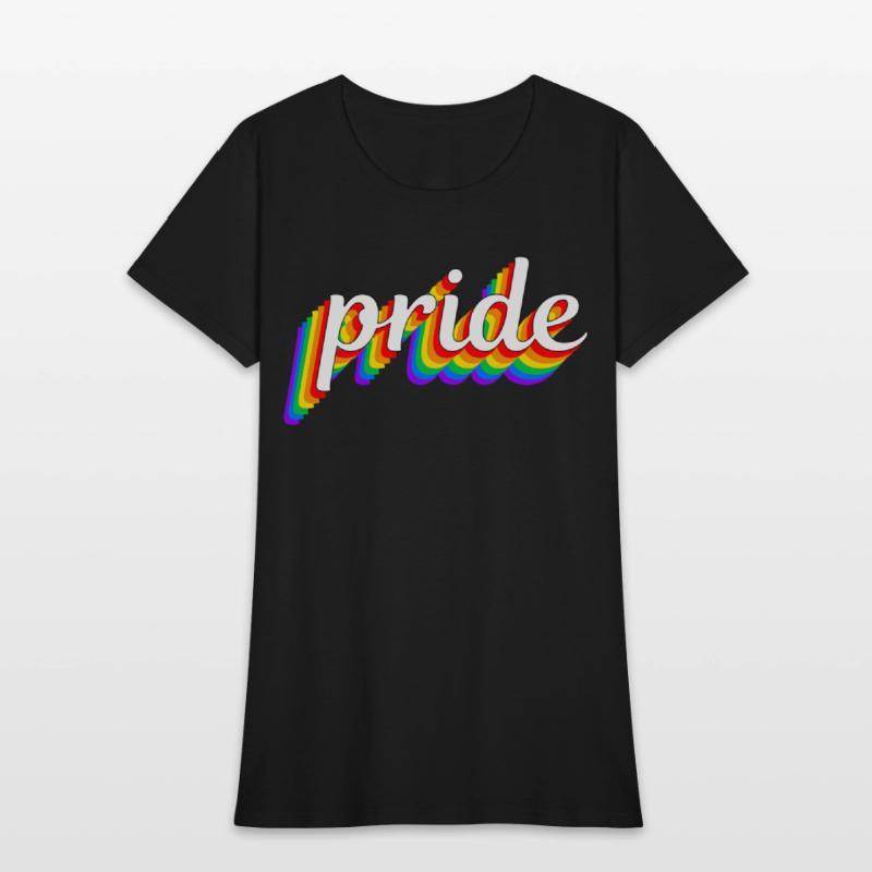 Happy Pride Rainbow Multi Color Gay Lesbian Lgbtq