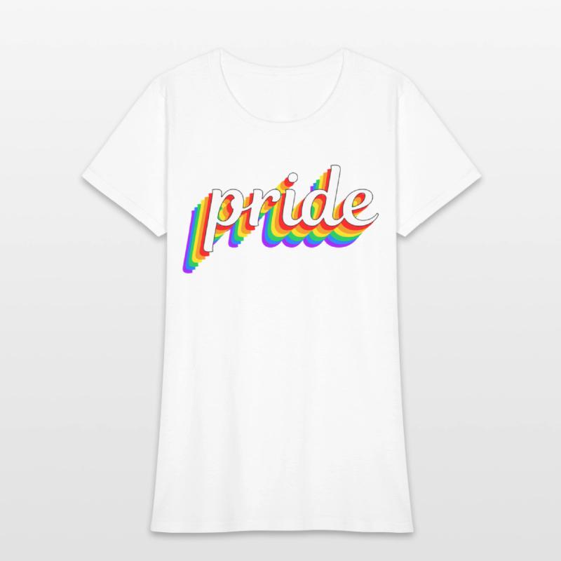 Happy Pride Rainbow Multi Color Gay Lesbian Lgbtq