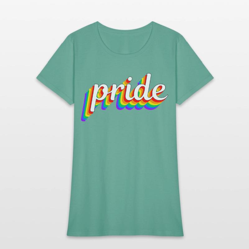 Happy Pride Rainbow Multi Color Gay Lesbian Lgbtq