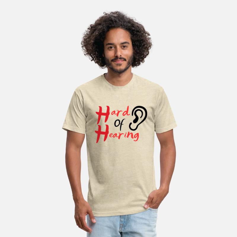 hard of hearing symbol design - white