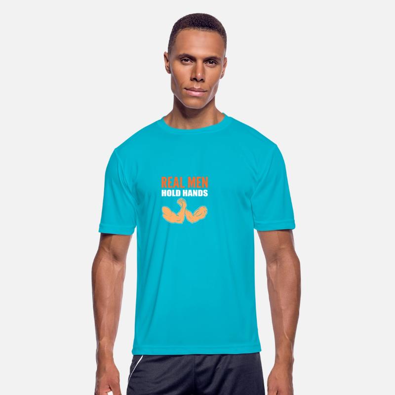 Men Hold Hands Arm Wrestler Gift