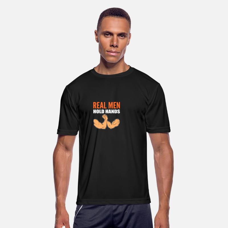 Men Hold Hands Arm Wrestler Gift
