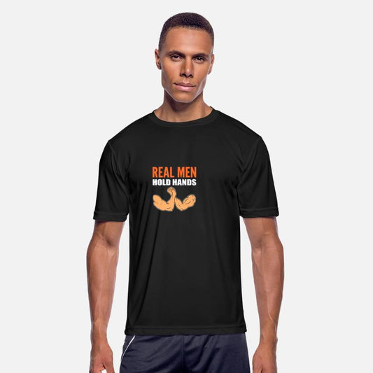 Men Hold Hands Arm Wrestler Gift