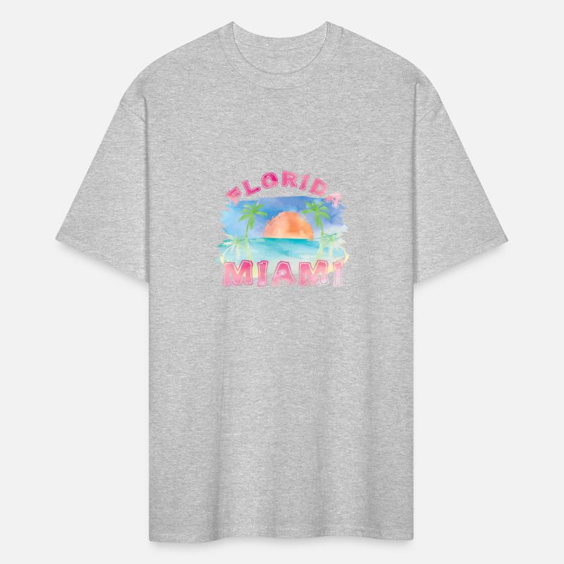 Miami (Florida) watercolor Inscription.