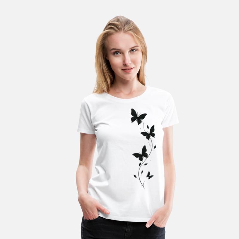 Minimal Butterfly Tattoo Style Artwork