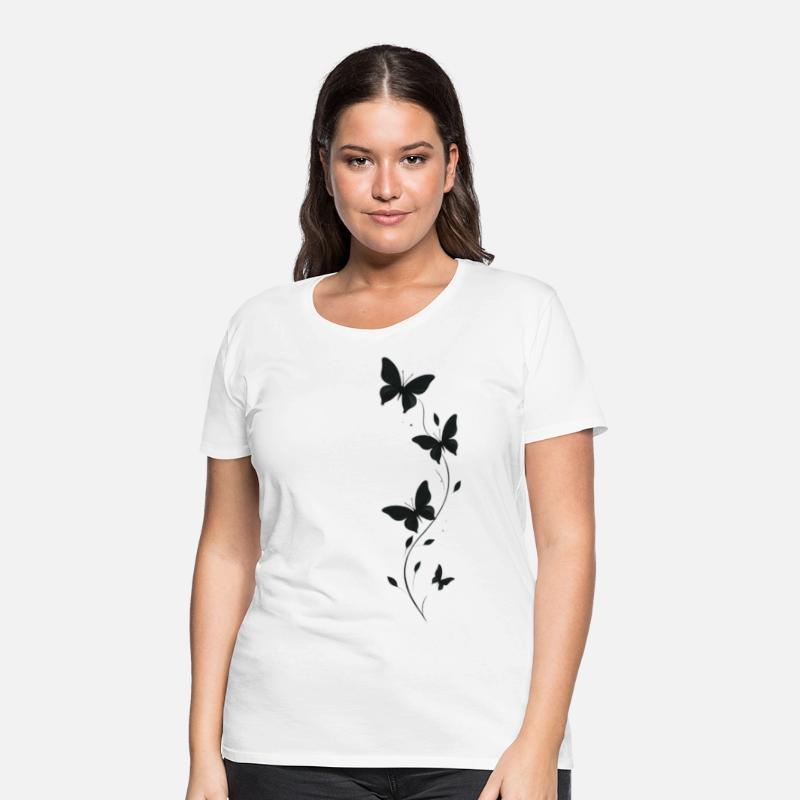 Minimal Butterfly Tattoo Style Artwork