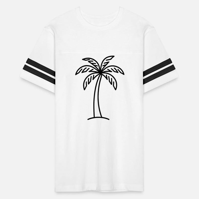 Minimalist Palm Tree Line Art
