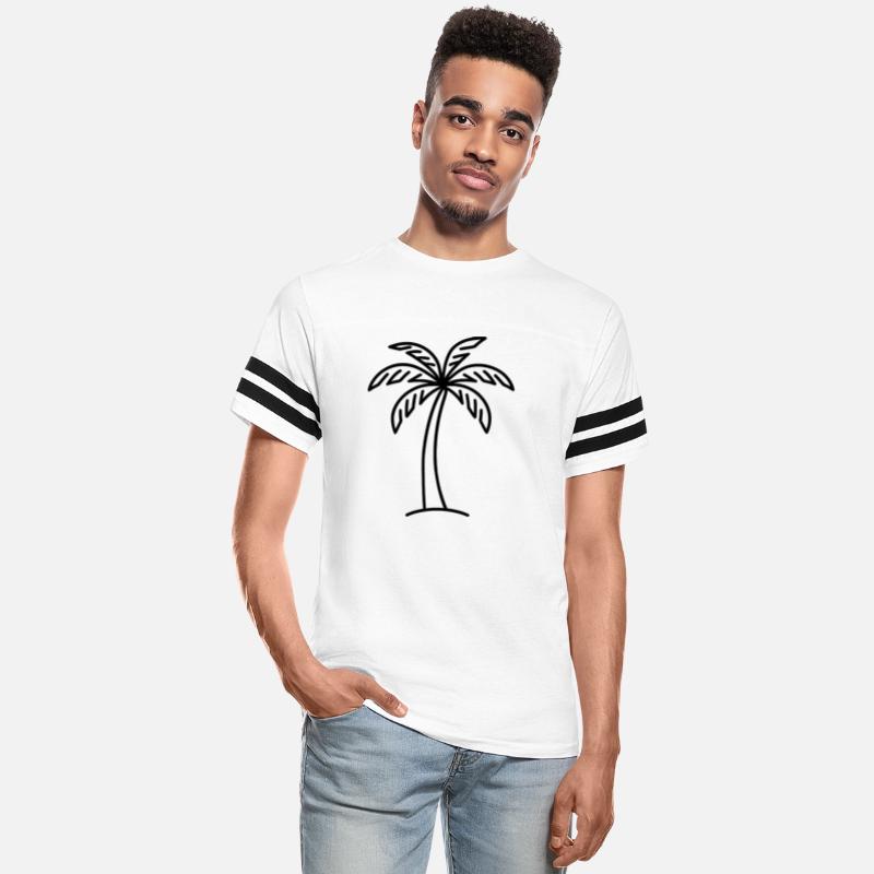 Minimalist Palm Tree Line Art