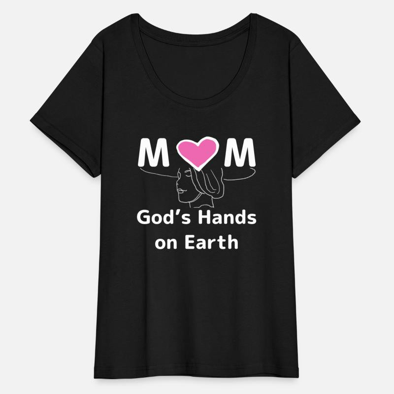 Mom God's Hands On Earth,Christian Mother Gifts