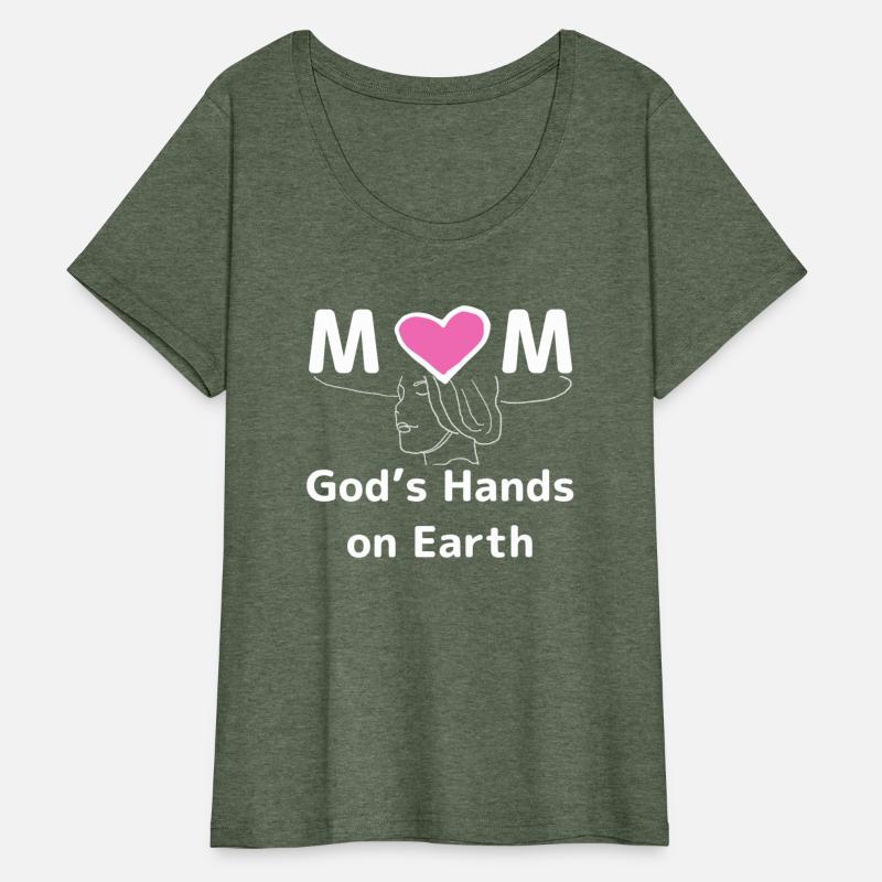 Mom God's Hands On Earth,Christian Mother Gifts