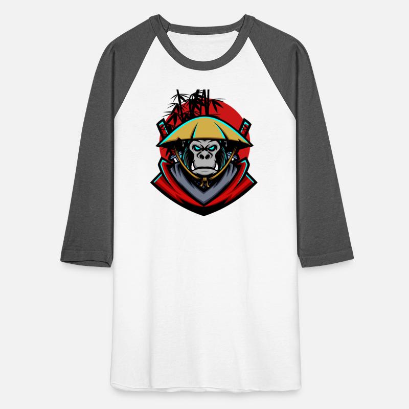 monkey samurai and bamboo sticks