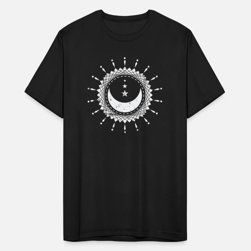 Moon with Shapes Night Sky Sphere