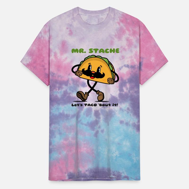 Mr. Stache the Mustache Taco Man Design