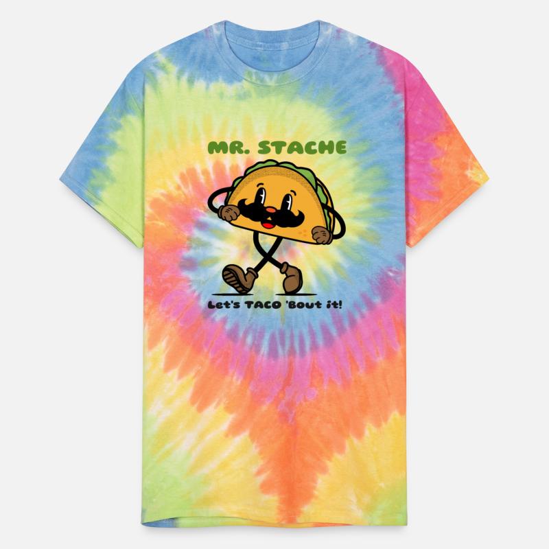 Mr. Stache the Mustache Taco Man Design