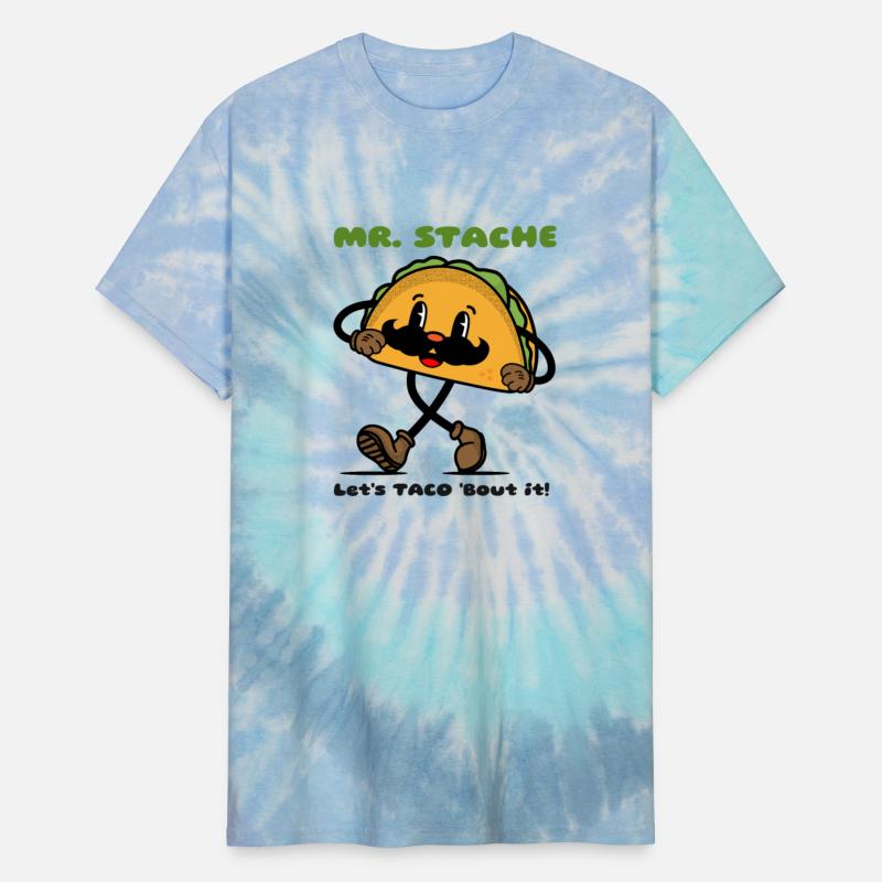 Mr. Stache the Mustache Taco Man Design