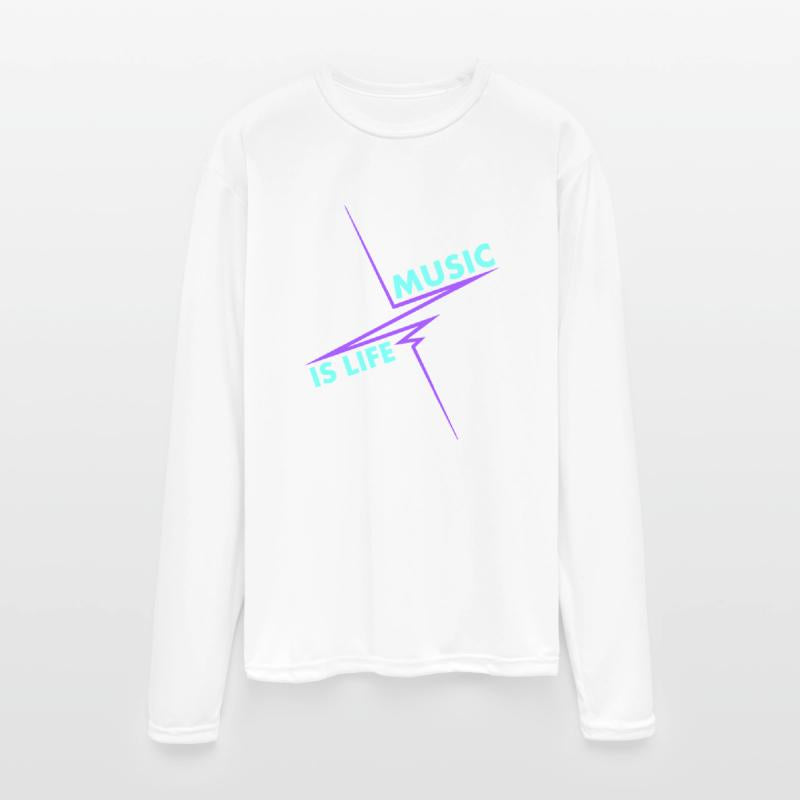 Music is my Life Love Saying Party Pulse Heartbeat