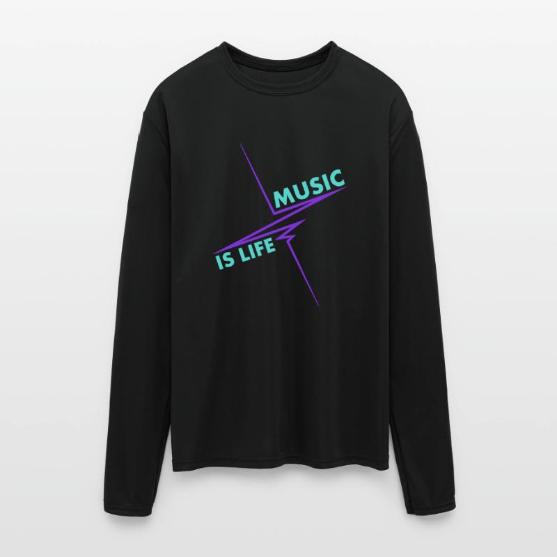 Music is my Life Love Saying Party Pulse Heartbeat