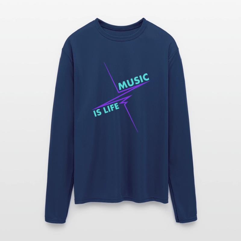 Music is my Life Love Saying Party Pulse Heartbeat