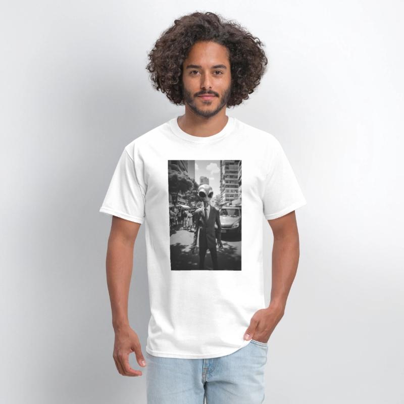 Mysterious Alien in a Suit: Photo Rio de Janeiro