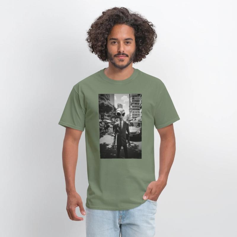 Mysterious Alien in a Suit: Photo Rio de Janeiro