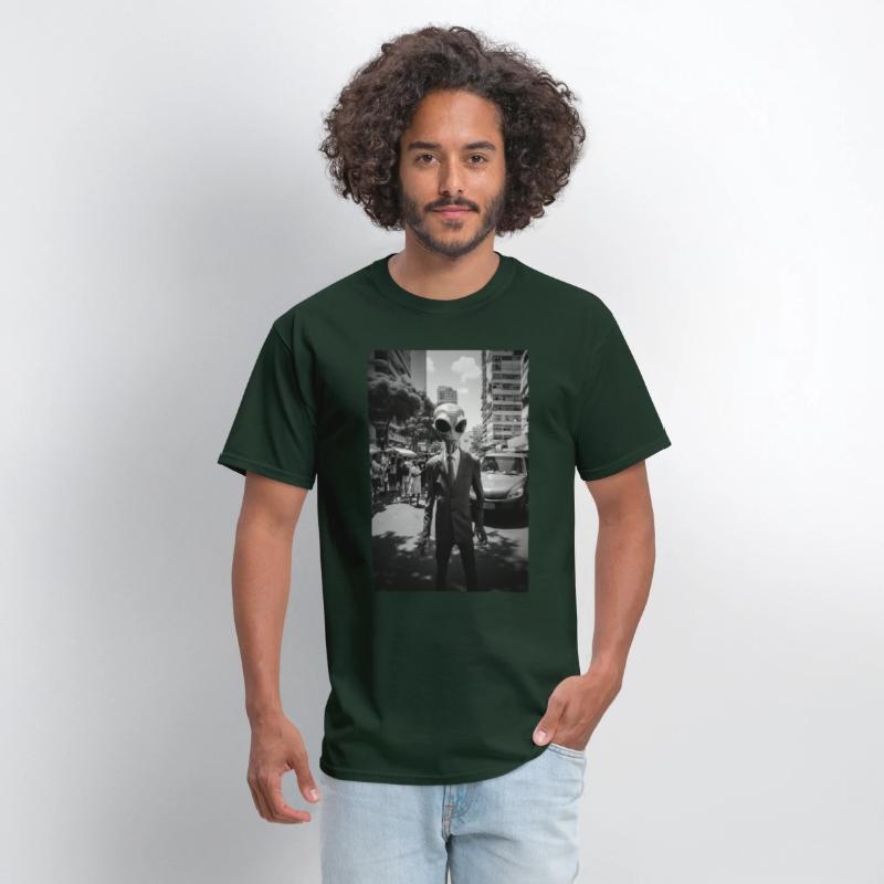 Mysterious Alien in a Suit: Photo Rio de Janeiro