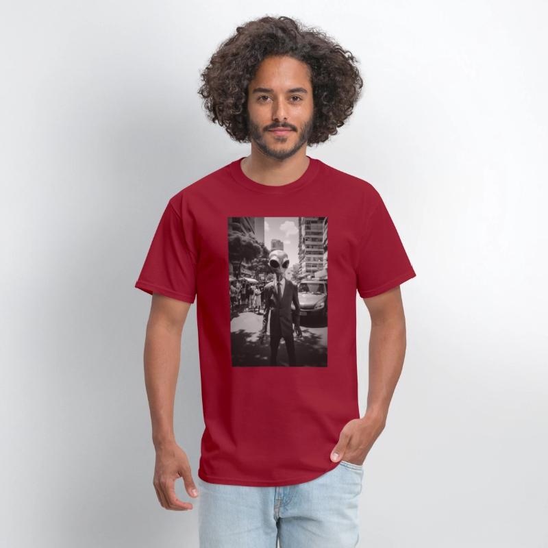 Mysterious Alien in a Suit: Photo Rio de Janeiro