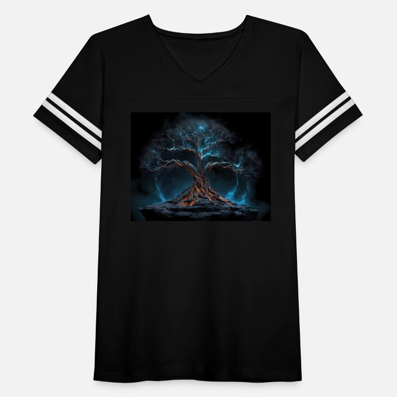 Mystical blue tree