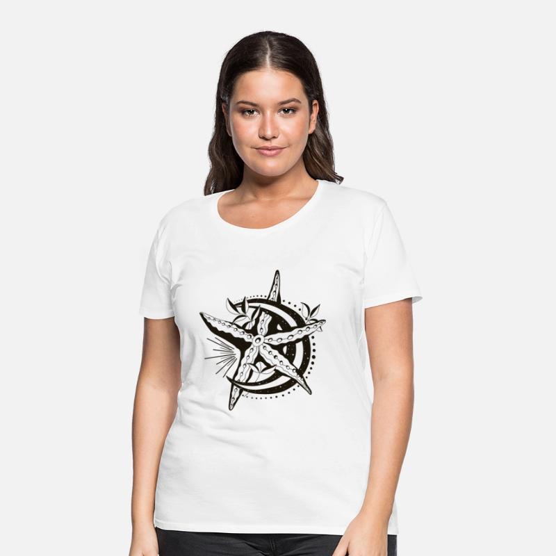 Mystical line of space and ocean. Minimalist esote