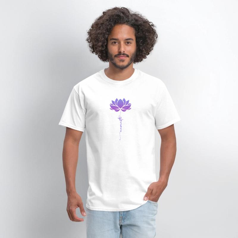 Namaste, Flower Yoga Tee Meditation