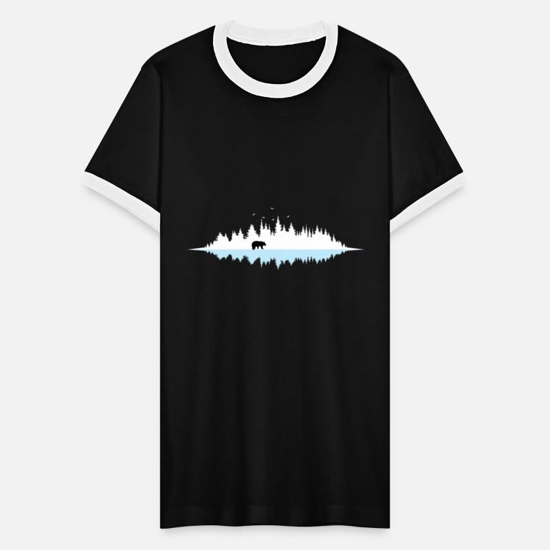 Nature Forest Lake Grizzly Bear Camping Gift