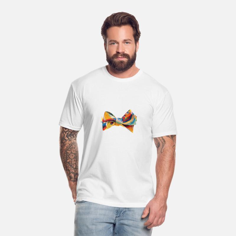 Neck Tie on Men's T-Shirt
