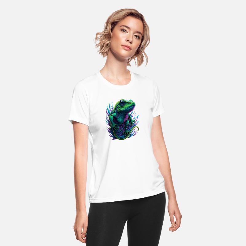 Neon Lizard Colourful