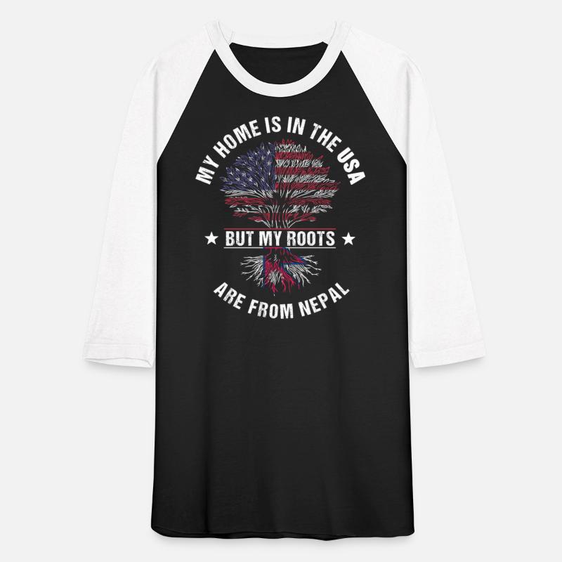 Nepal American Country Heritage Flags