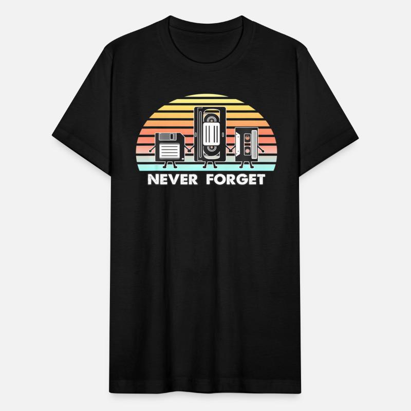 Never Forget Media Floppy Disk VHS Casette Audio