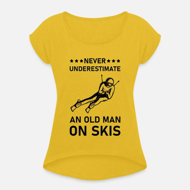 Never Underestimate An Old Man On Skis, Ski Skiing