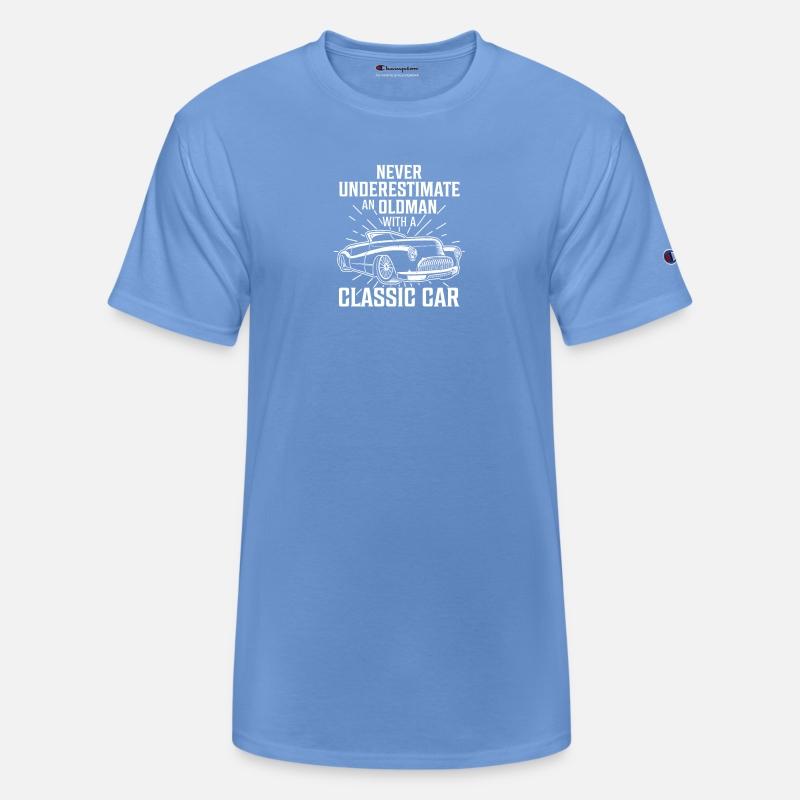 Never understimate an oldman whith a classic car