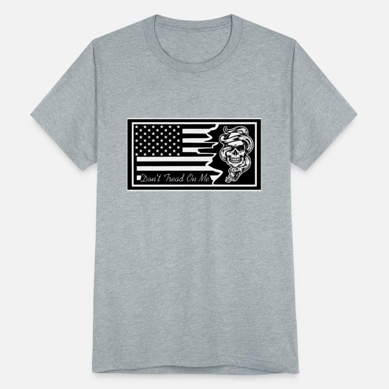 New Don’t Tread On Me Skull Snake Flag ©