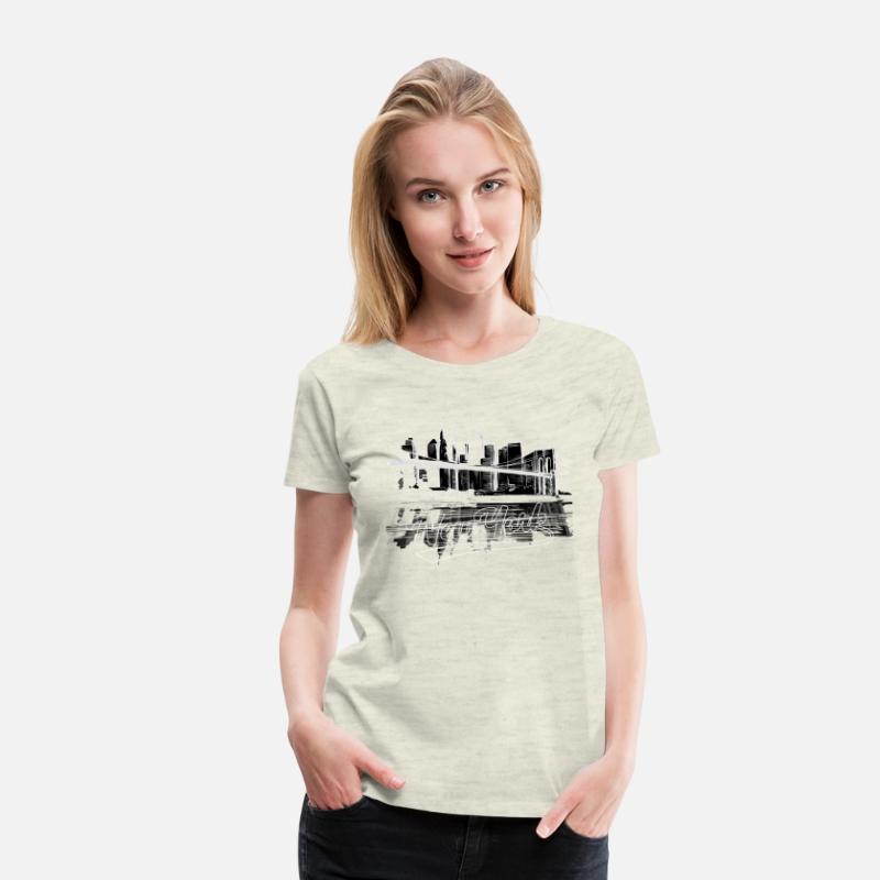 New York Brooklyn Bridge City Skyline