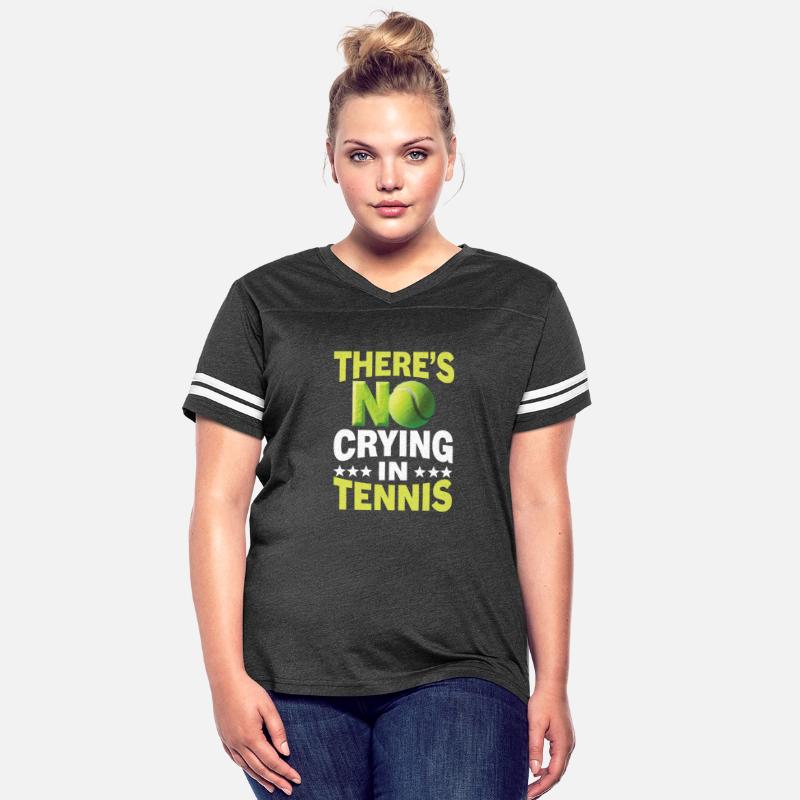 No Crying in Tennis Funny Sports Design