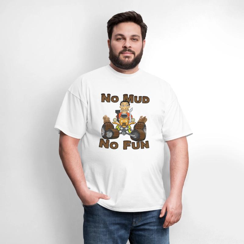 No Mud No Fun Off Road Tractor Orange