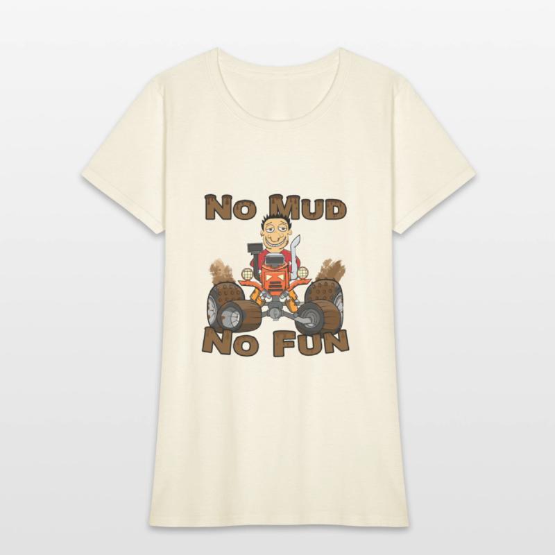 No Mud No Fun Off Road Tractor Red