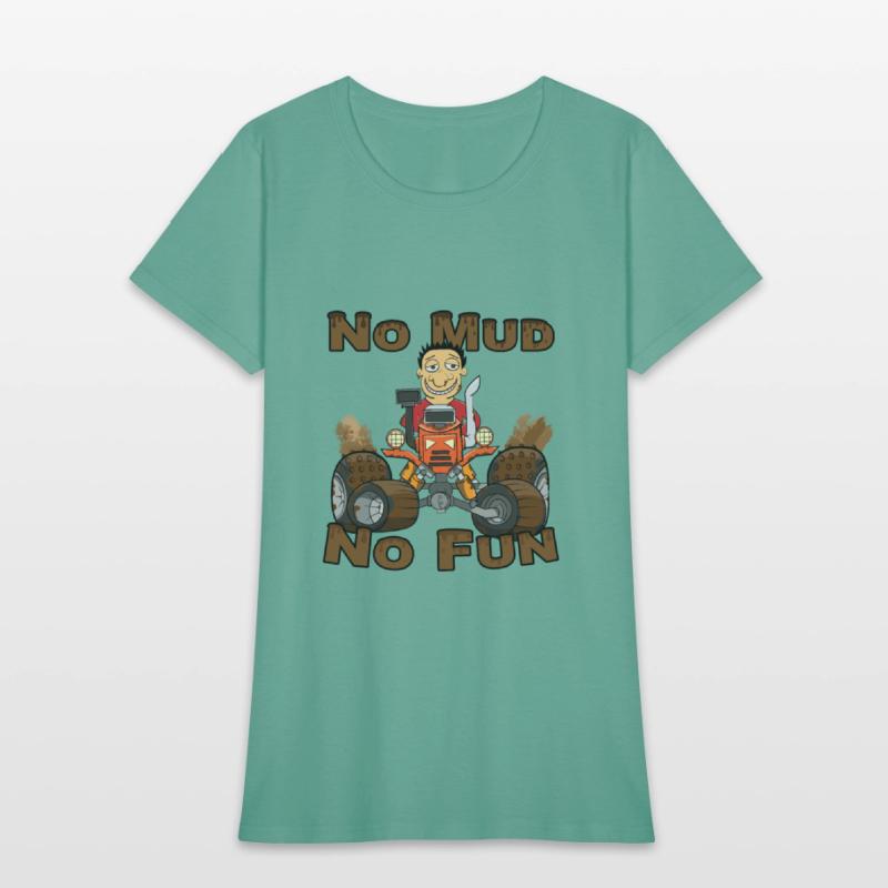 No Mud No Fun Off Road Tractor Red