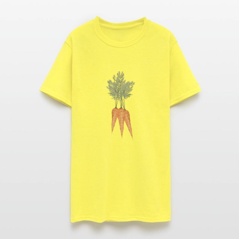 Nostalgic carrot bunch as a vintage drawing