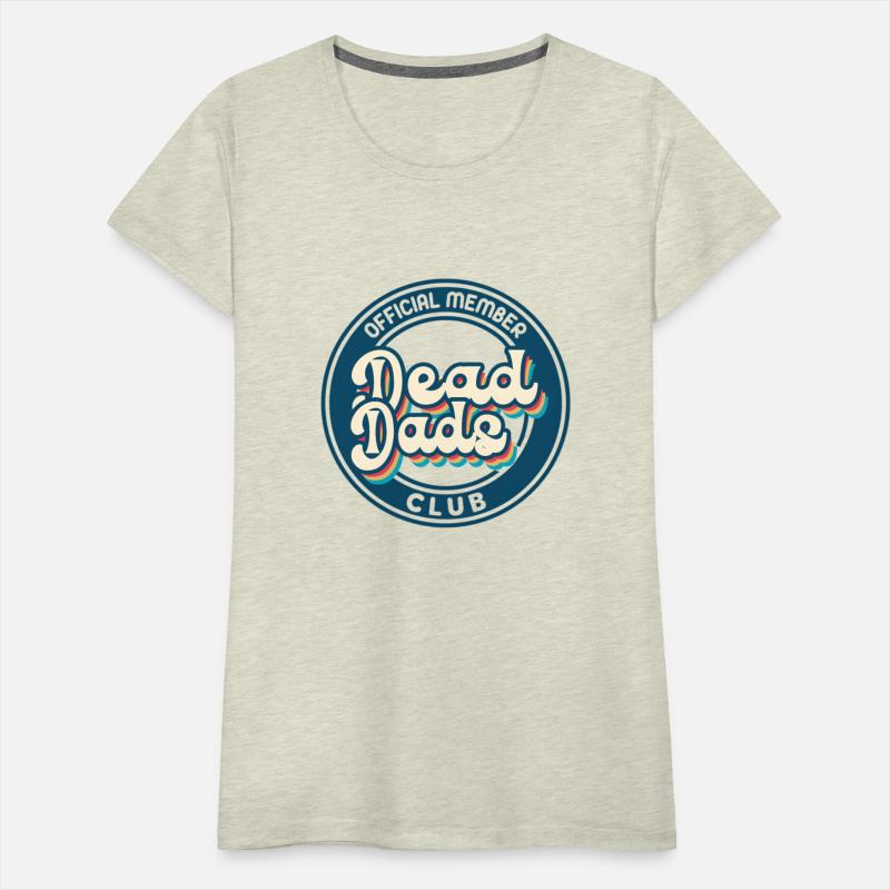 Official Member Of The Dead Dad Club Groovy