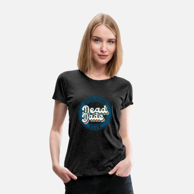 Official Member Of The Dead Dad Club Groovy